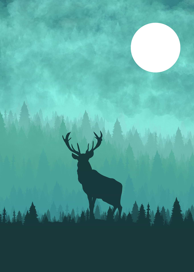 Deer in the jungle