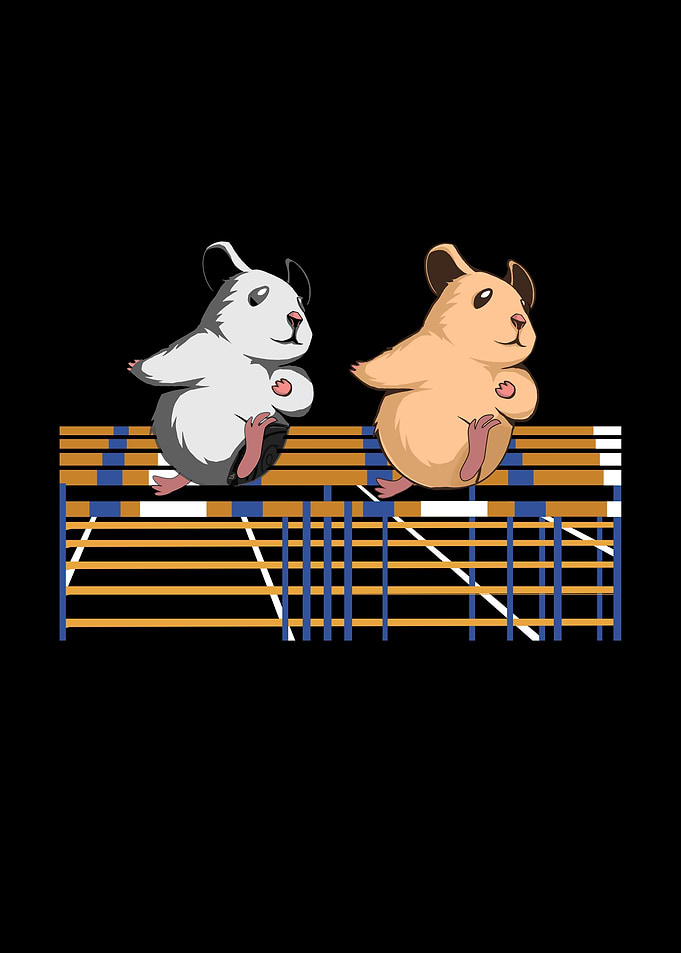 Running hamster