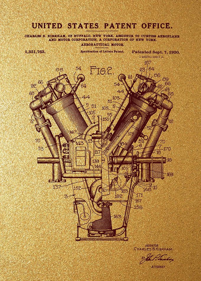90Aircraft Motor Patent