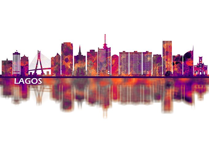 Lagos Nigeria Skyline