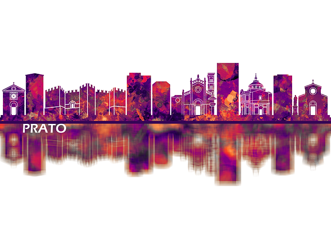Prato Italy Skyline