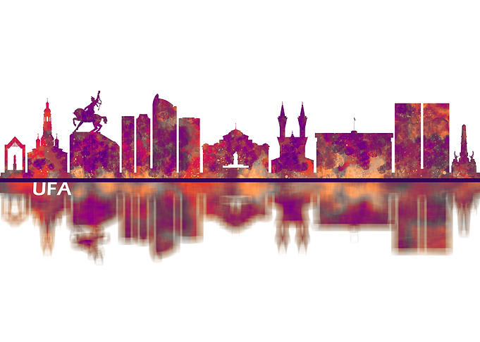 Ufa Russia Skyline