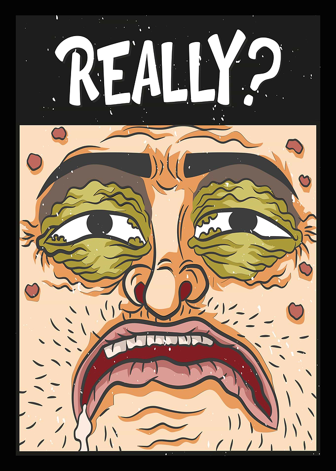 Sarcastic Face Poster