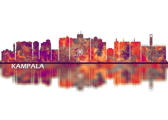 Kampala Uganda Skyline