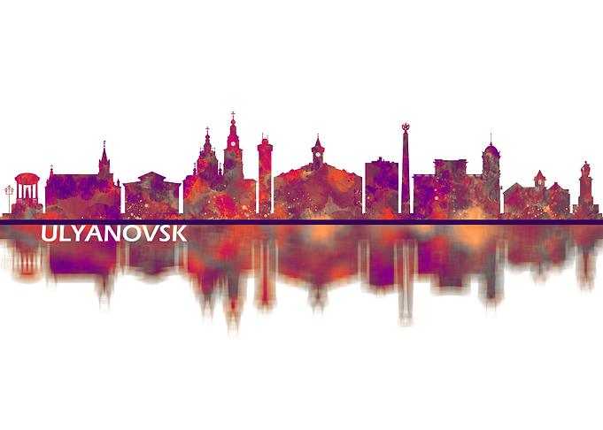 Ulyanovsk Russia Skyline