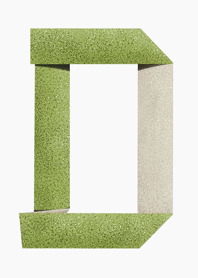 D Paper Letters