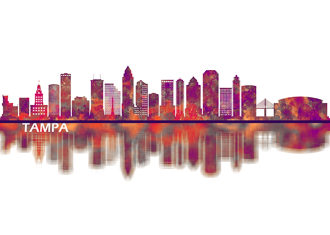 Tampa Florida Skyline