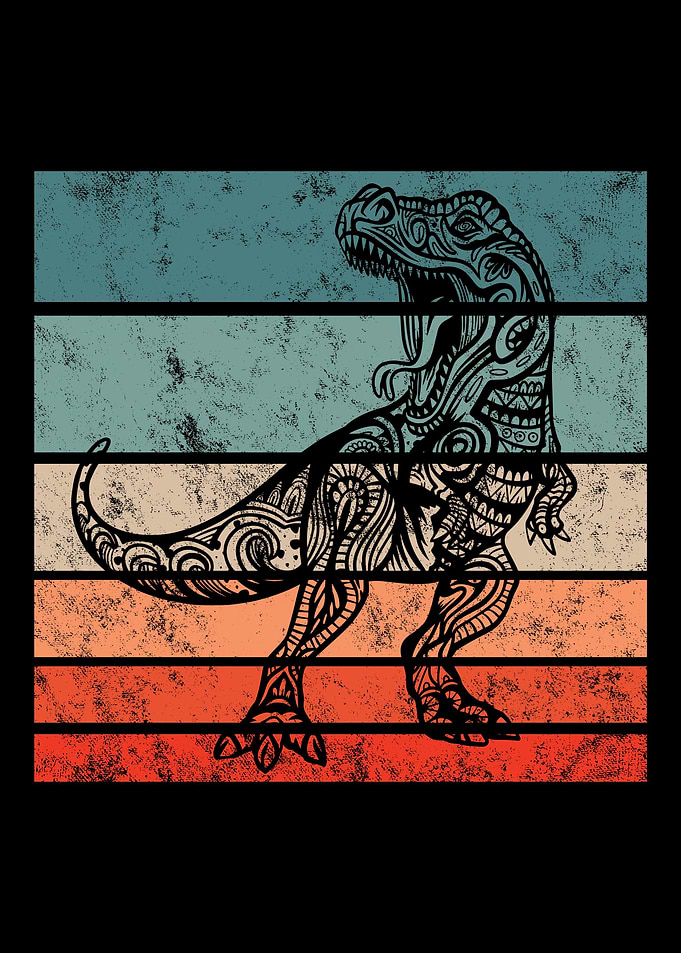 Dinosaur Retro Vintage