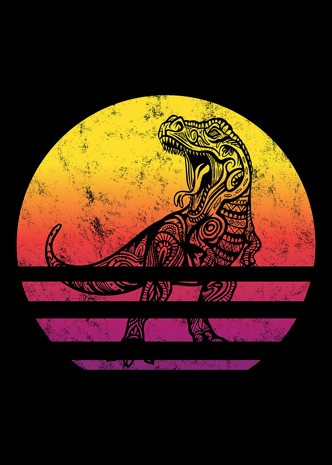 Dinosaur Retro Vintage