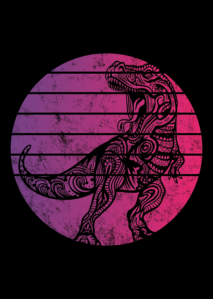 Dinosaur Retro Vintage