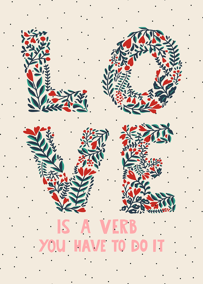 Love is a verb
