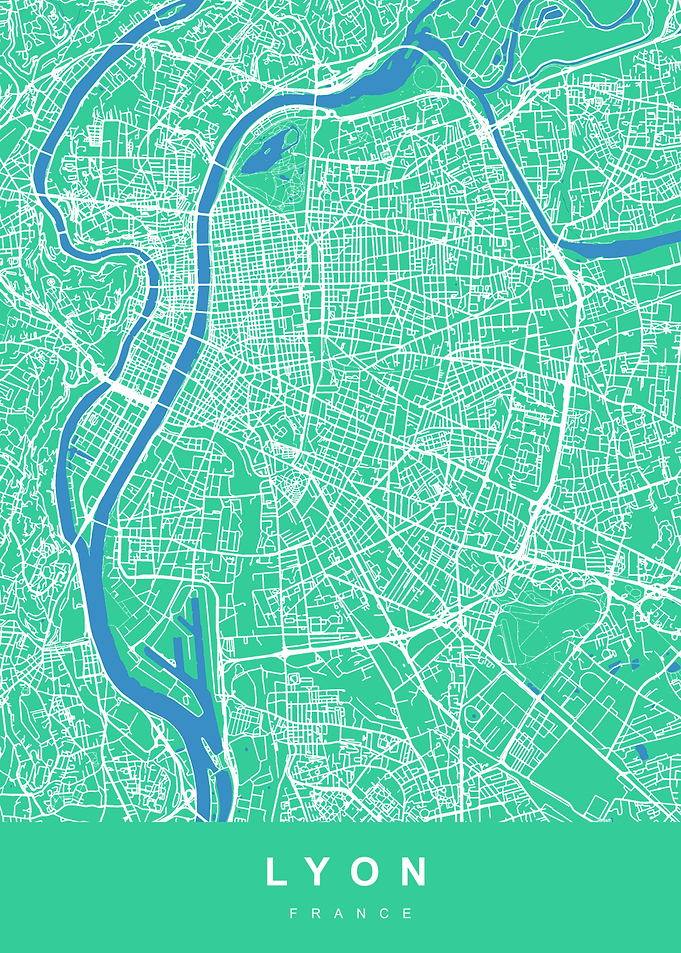 LYON City Map France