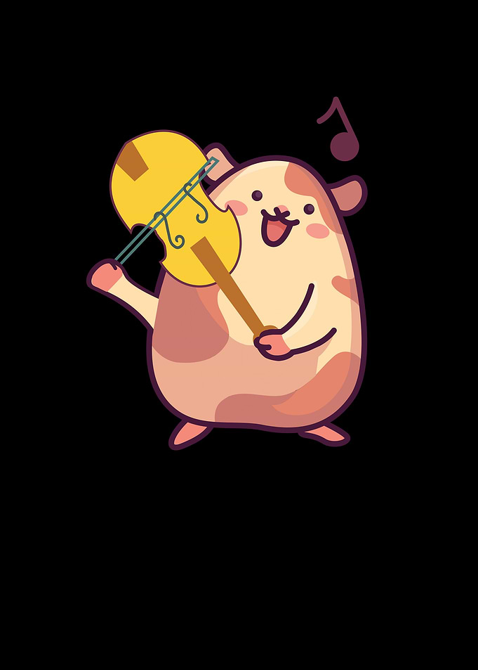 Violinist hamster