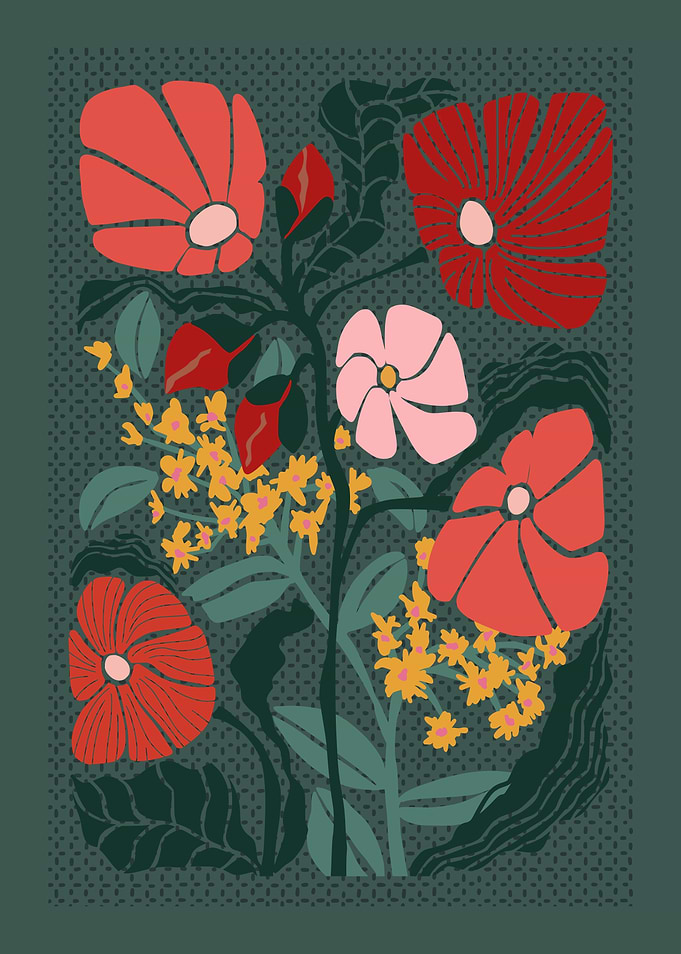 Cottage flowers