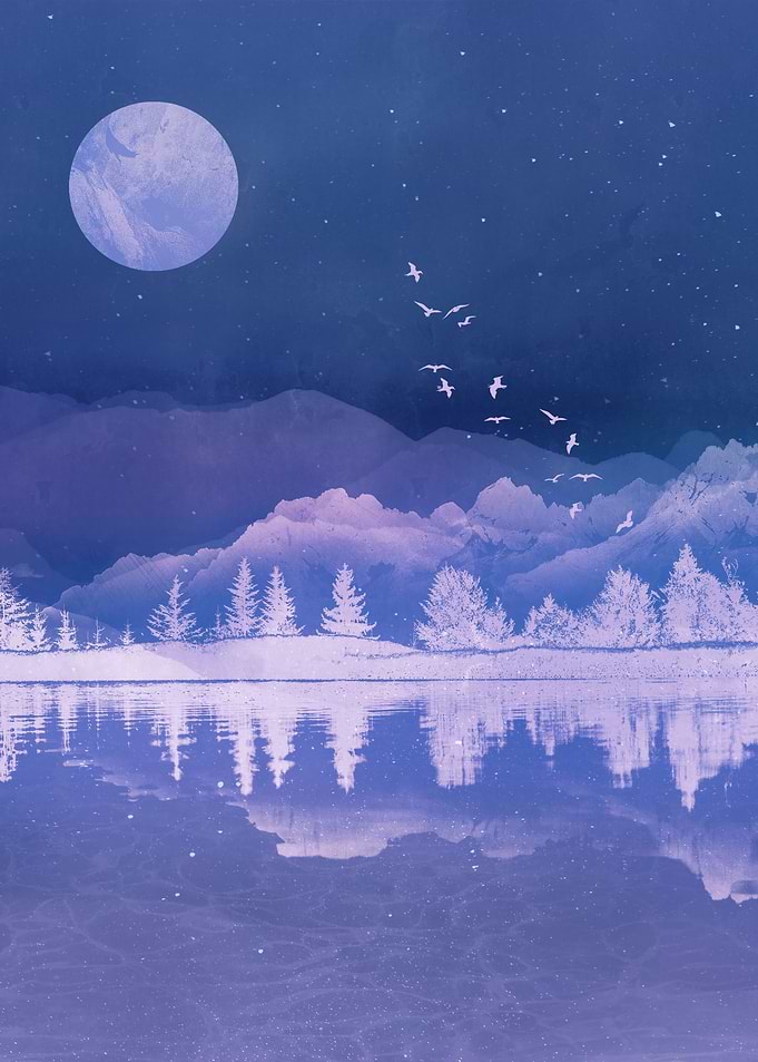 Frosted Lake