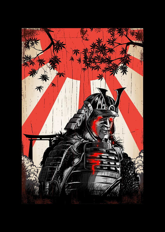 Sad Samurai Warrior Japan