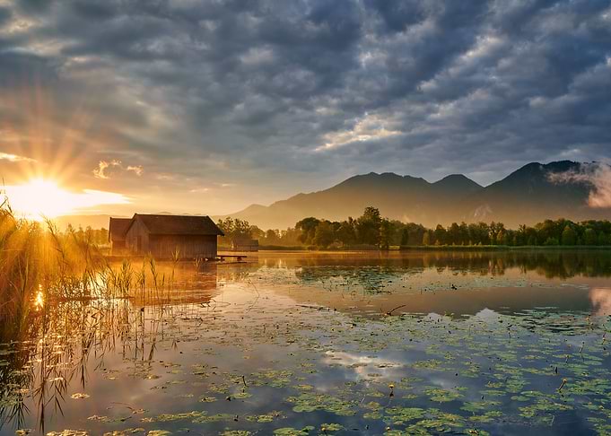 Sunrise At The Lake