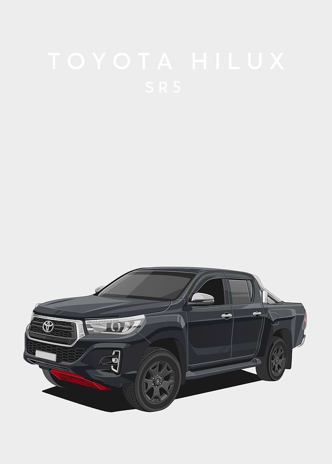 TOYOTA HILUX BLACK