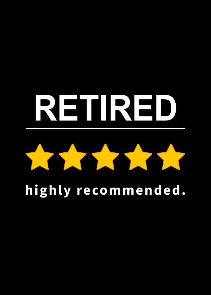 Retired Highly Recommended