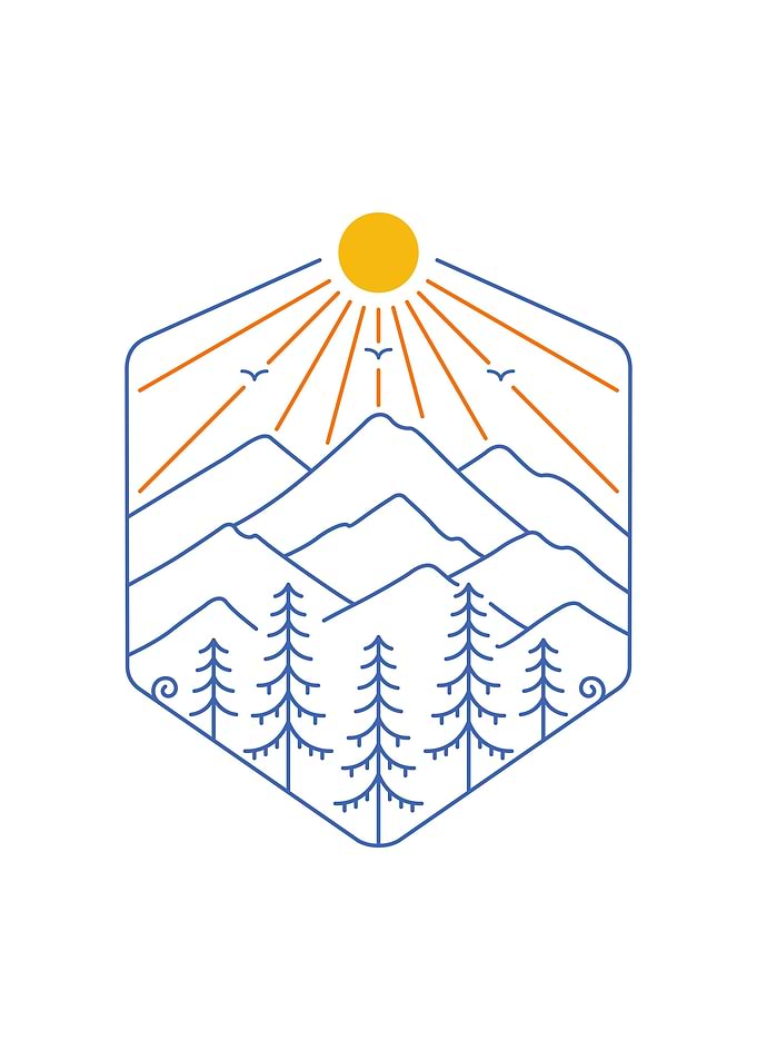 Sun Shines on the Mountain