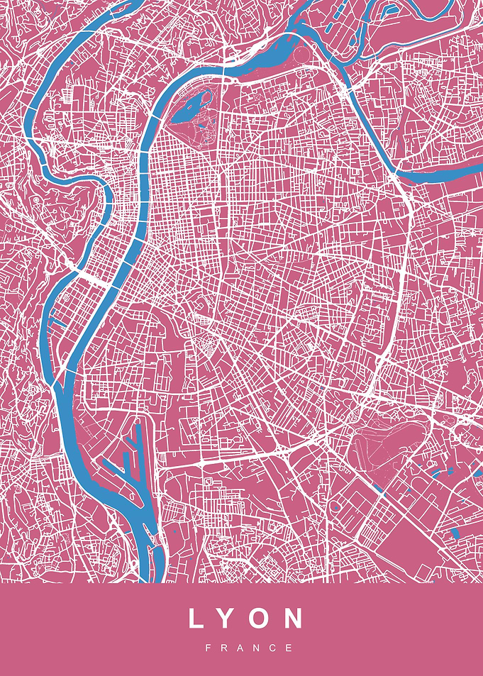 LYON City Map France