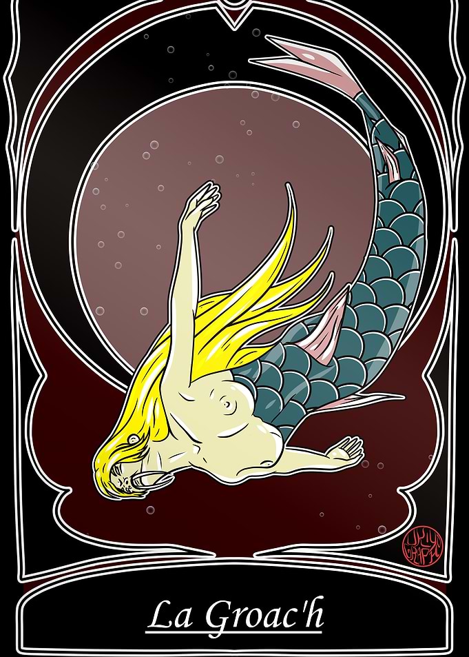 La Groach mermaid