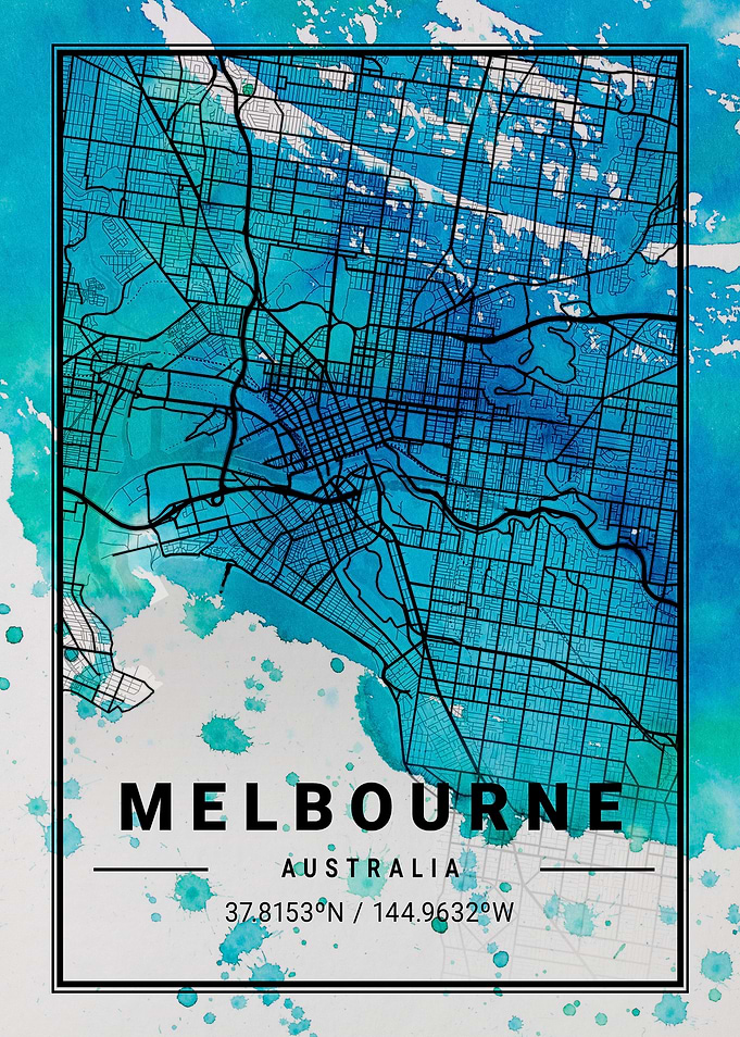Melbourne Antlia Watercolo