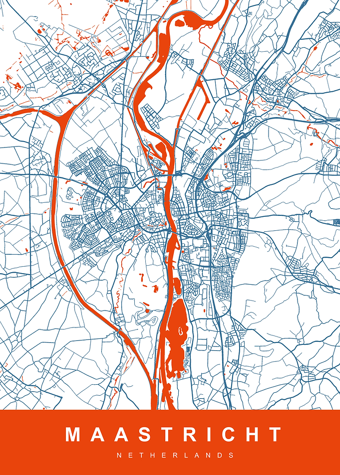 MAASTRICHT Map Netherlands