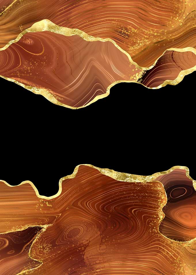 Orange Gold Agate Textu 02