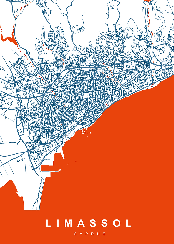 LIMASSOL Map CYPRUS