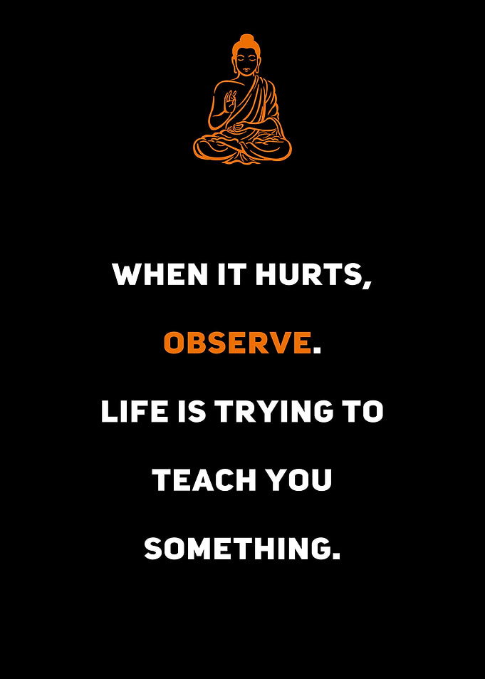 motivational buddha art