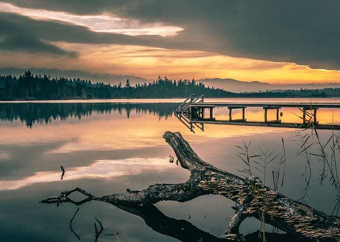 Glowing Evening Sky