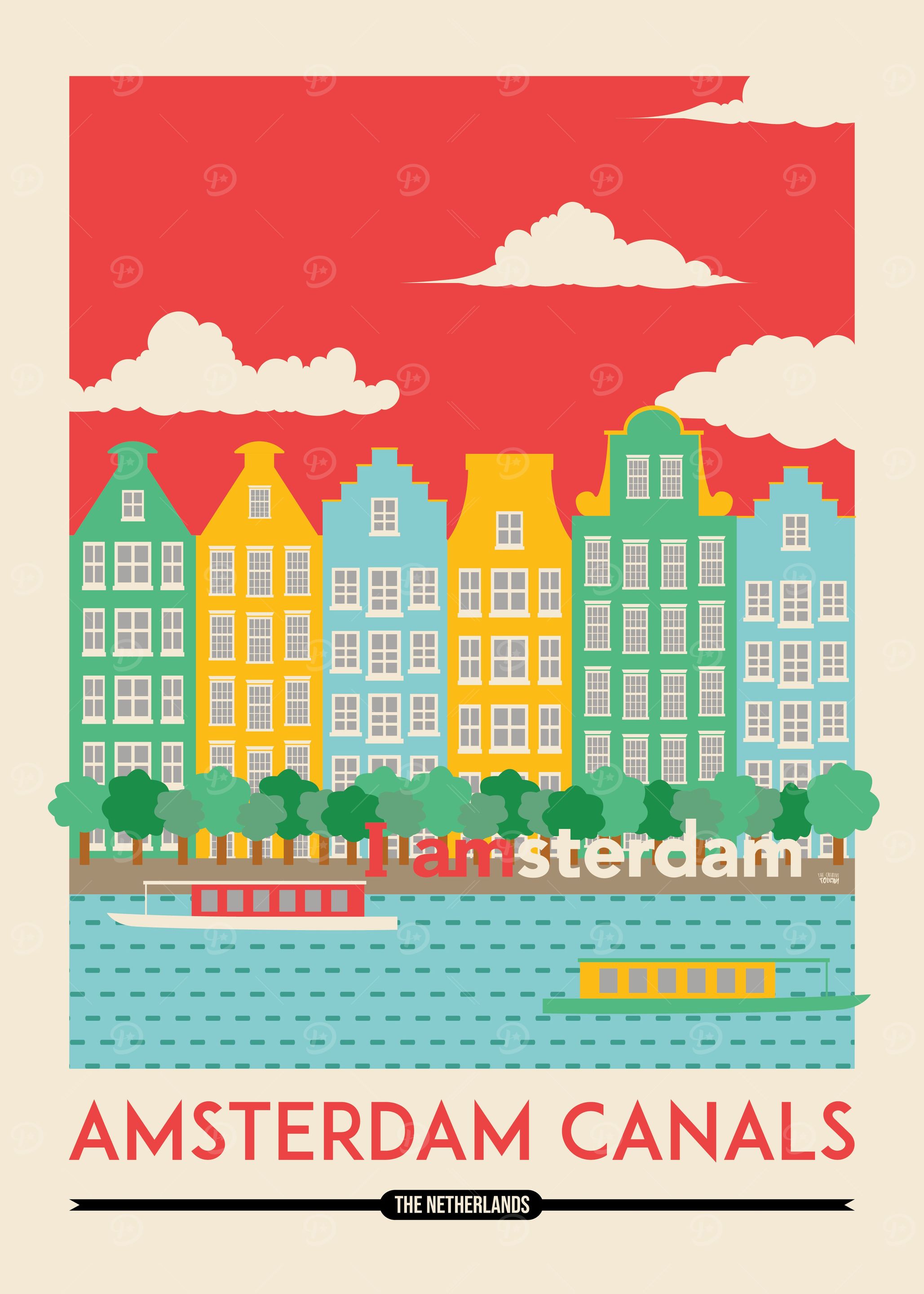 Amsterdam cityscape