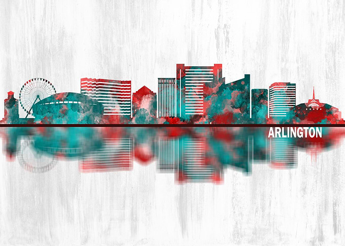 Arlington Texas Skyline