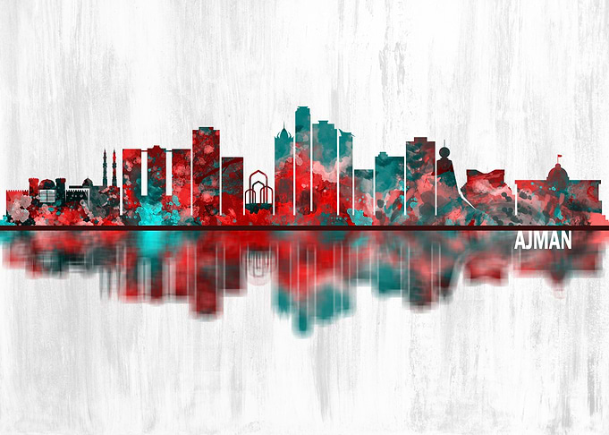 Ajman UAE Skyline