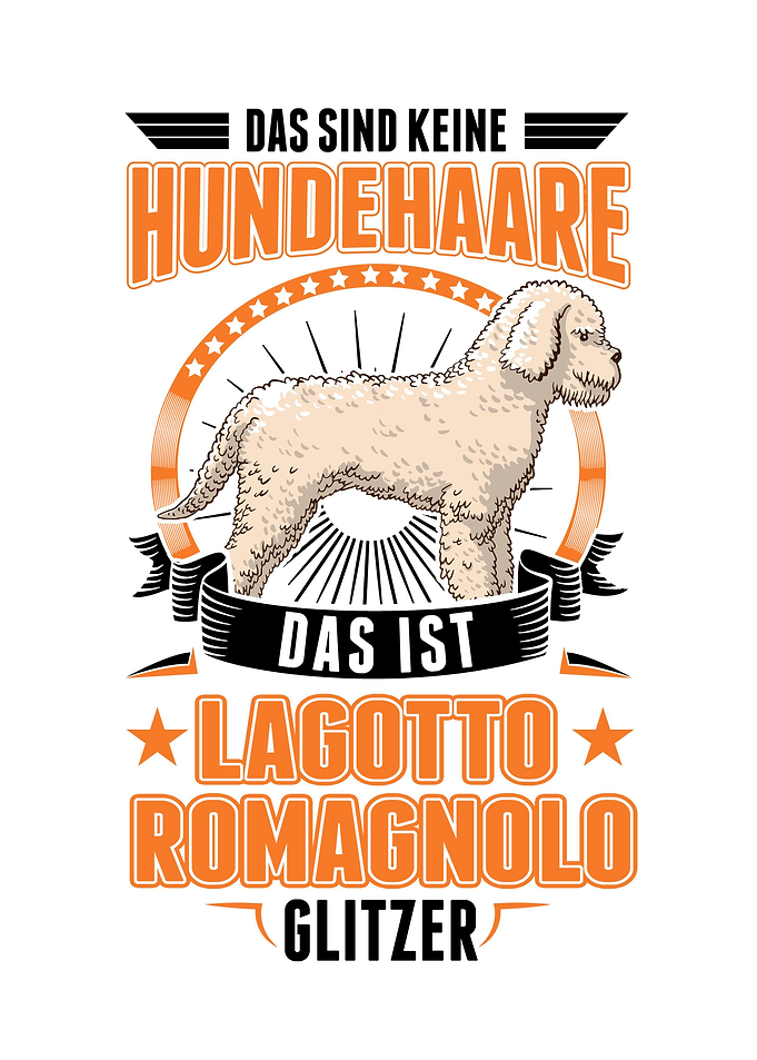 Lagotto Romagnolo Glitzer