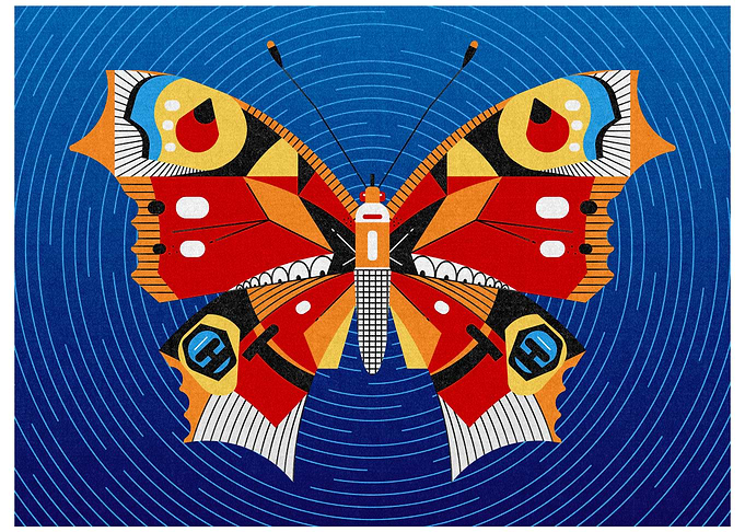 Peacock butterfly