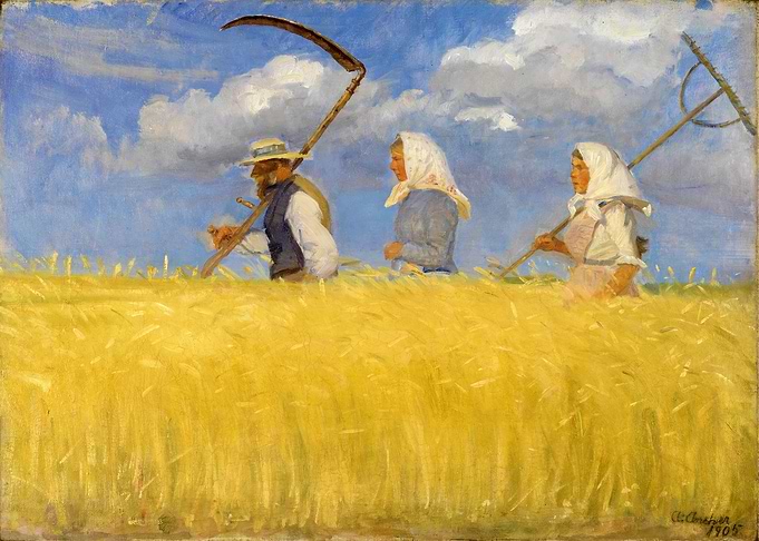 Harvesters by Anna Ancher