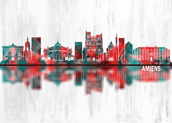 Amiens France Skyline
