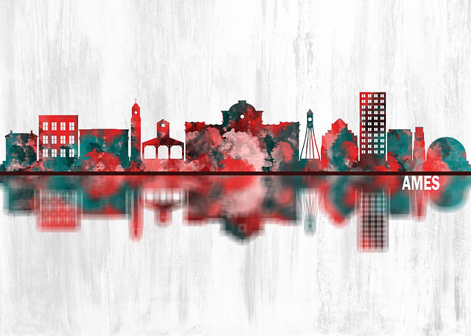 Ames Iowa Skyline