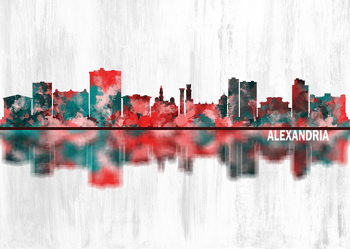 Alexandria Egypt Skyline