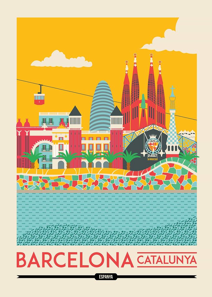 Barcelona cityscape