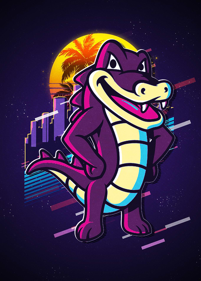 Crocodile Retro