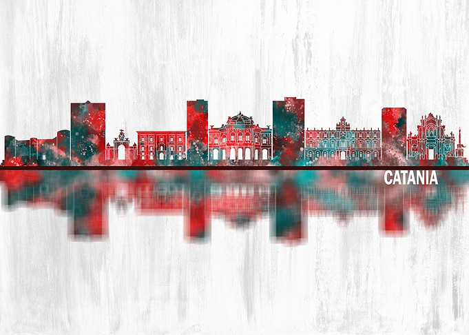 Catania Italy Skyline
