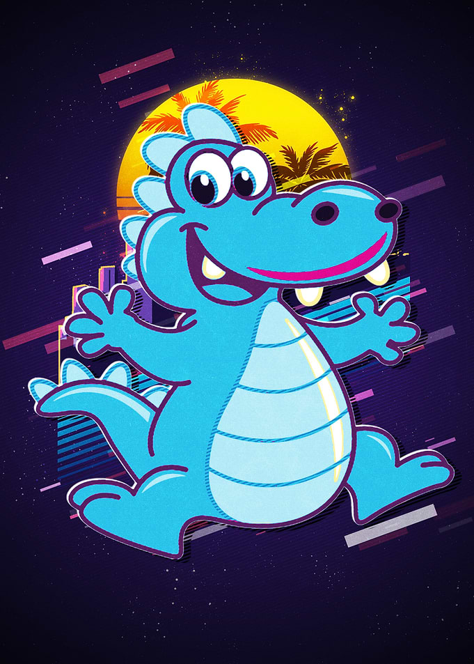 Crocodile Retro