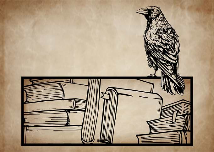 Dark Academia Raven Crow