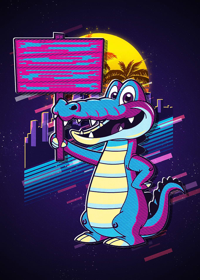 Crocodile Retro