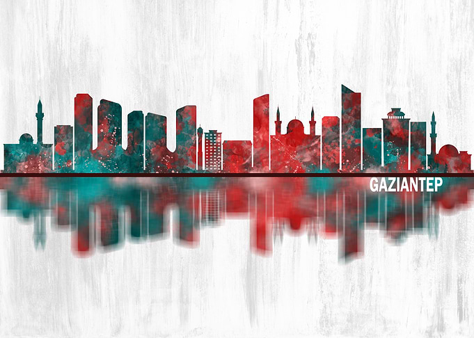 Gaziantep Turkey Skyline