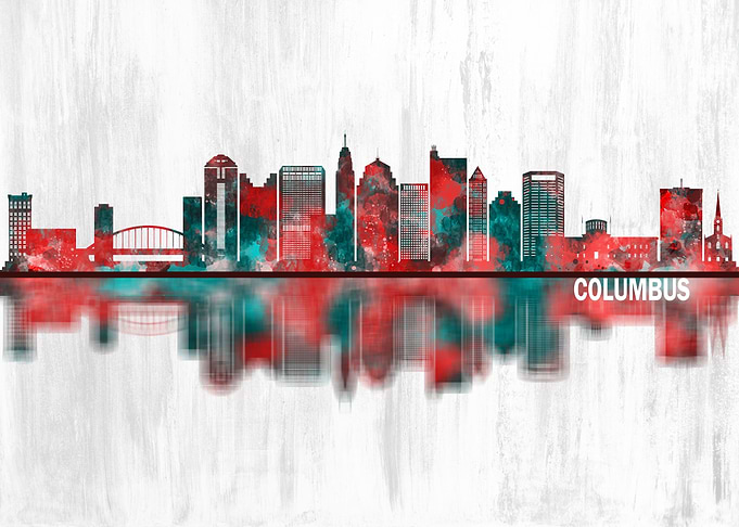 Columbus Ohio Skyline