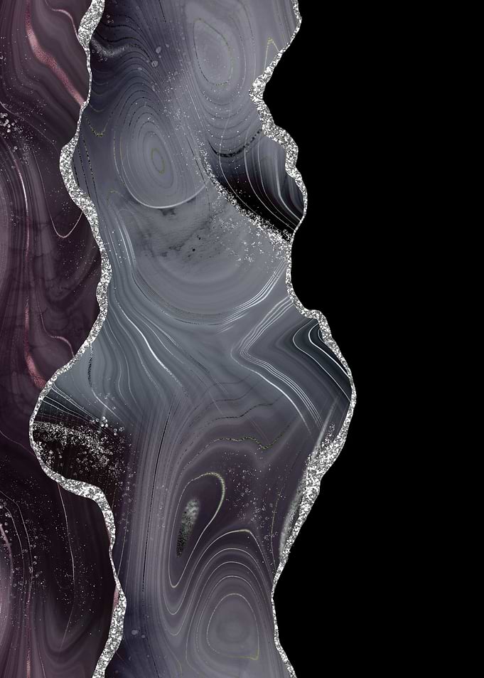 Black Silver Agate 02